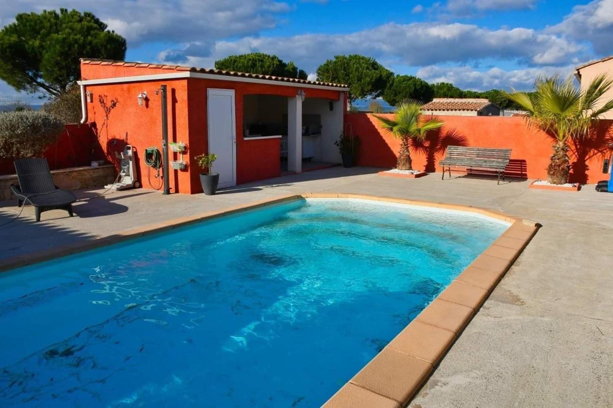 Villa Elegante A Carcassonne Avec Jardin Et Jacuzzi Екстериор снимка